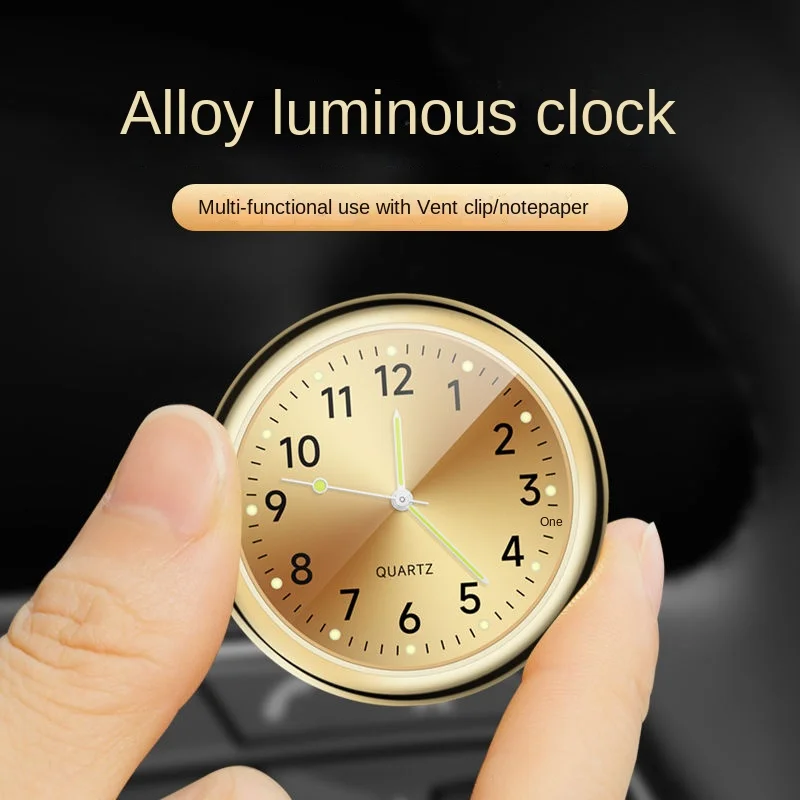 Car Dial Clock Luminous Car High-precision Electronic Watch High-end Car Electronic Quartz Clock