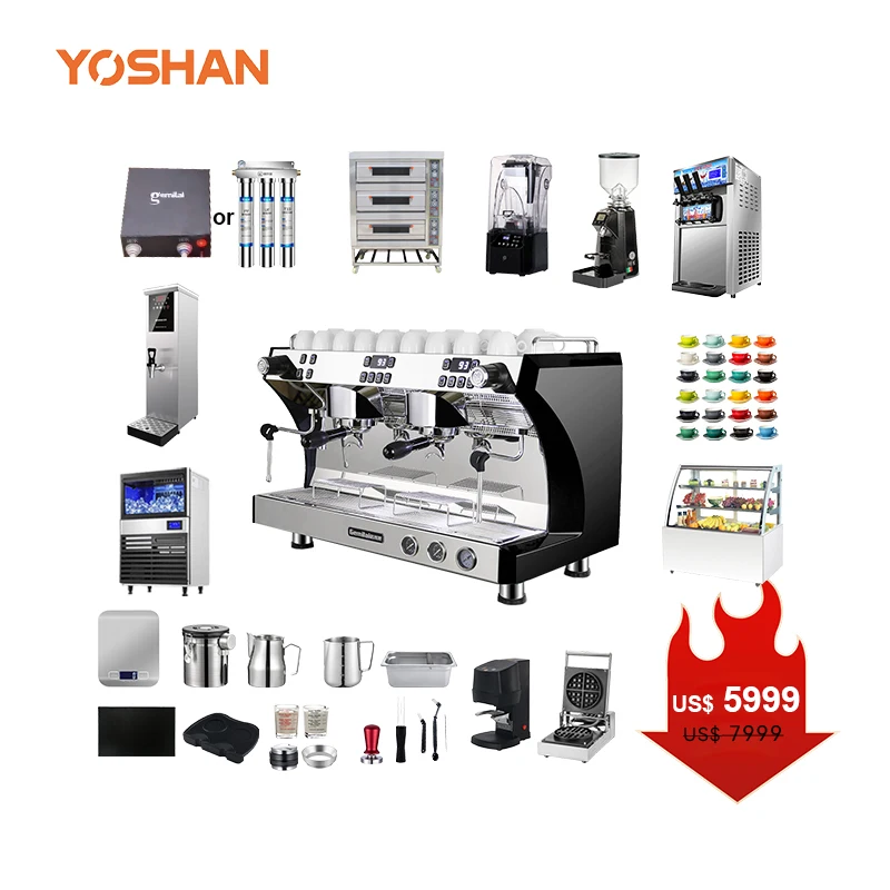 

Professional China Automatic Commercial Coffee Maker Barista Espresso Coffee Machine for Sale