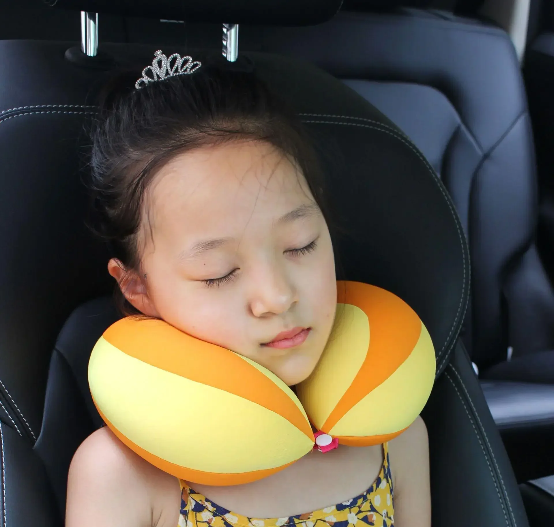 Baby Pillow For Newborns Travel Neck Pillow U-Shape For Car Headrest Air Cushion Children Car Seat Head Support Infant Baby