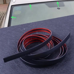 CITALL 3M 118 inch Car Door Seal Strip Front Rear Windshield Sunroof Weatherstrip Edge Protector Trim Rubber Anti-Scratch