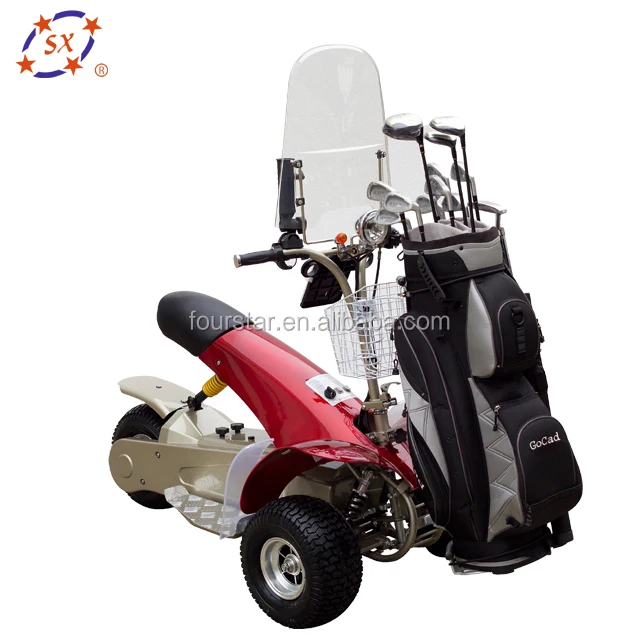 

Electric single seater golf cart