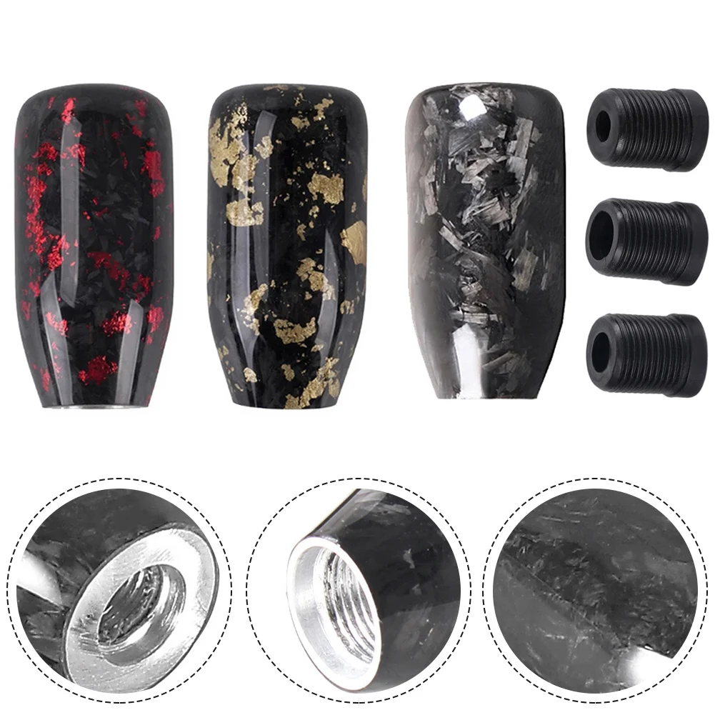 

Ручка переключения передач для M8 M10 для M12, алюминиевая ручка переключения передач из углеродного волокна, кованая ручка переключения передач для ручных и автоматических коробок