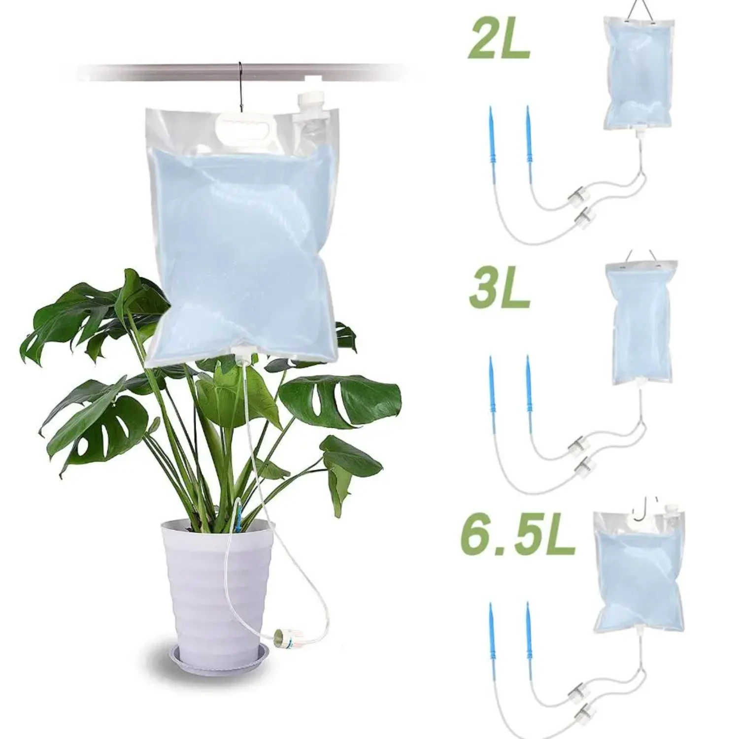 

2/3/6.5L Plant Irrigation Automatic Watering Adjustable Garden Pots Drip Needle Garden Watering Devices Garden