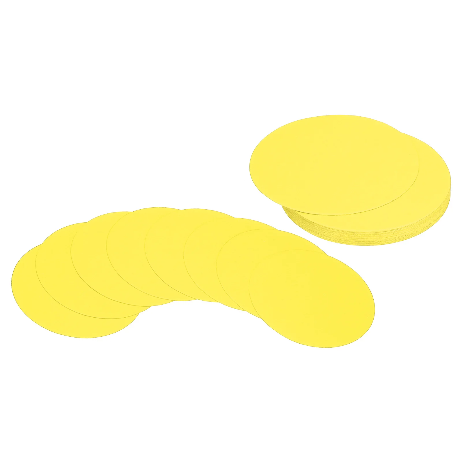 25Pcs 4inch Circle Card Stock Round Labels Paper Card Cutouts Paper Thick Cardstock Coaster for DIY Craft Bulletin Board Decor