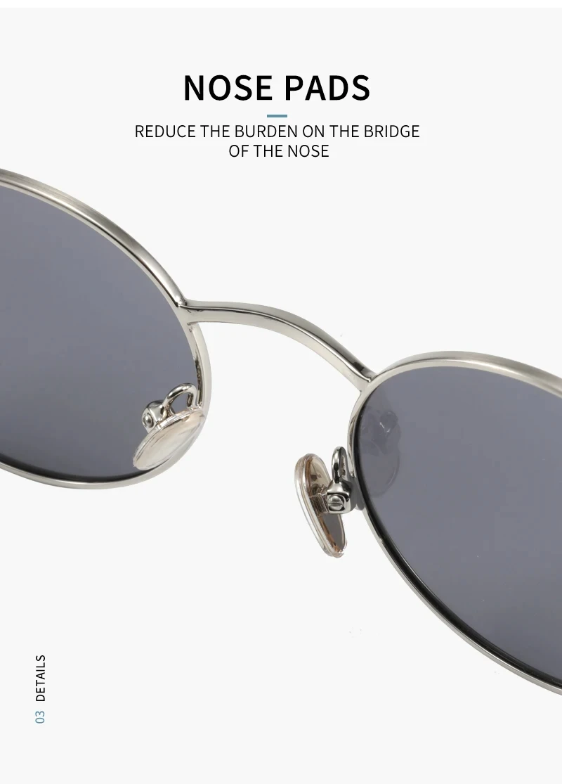 ZENOTTIC Runde polarisierte Sonnenbrille für Herren, Metallrahmen, UV400, Herren-Sonnenbrille, urbaner Stil, Allwetterschutz – Detail 6