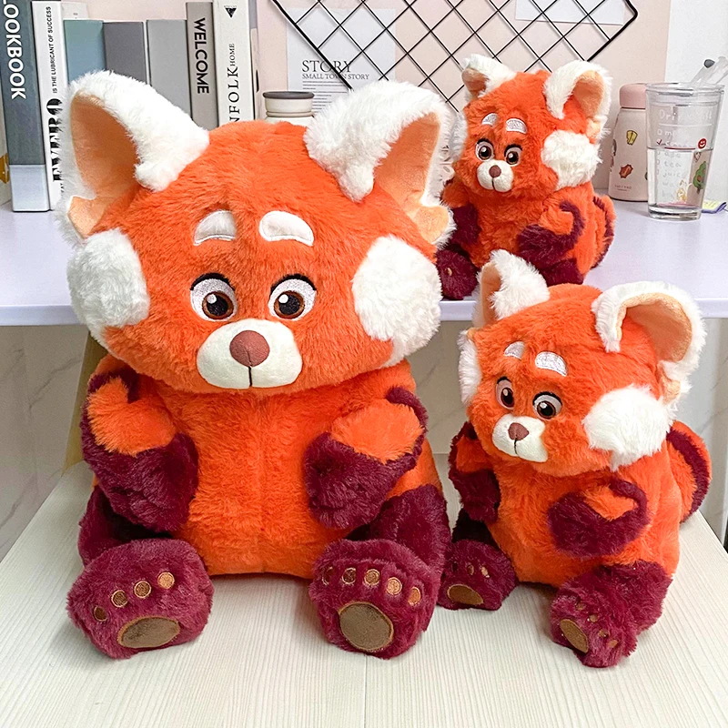 Disney Turning Red Cute Red Panda Plush Toy Soft Cuddly Stuffed Animal Cartoon Panda Plushies Appease Doll Xmas Gifts Girl