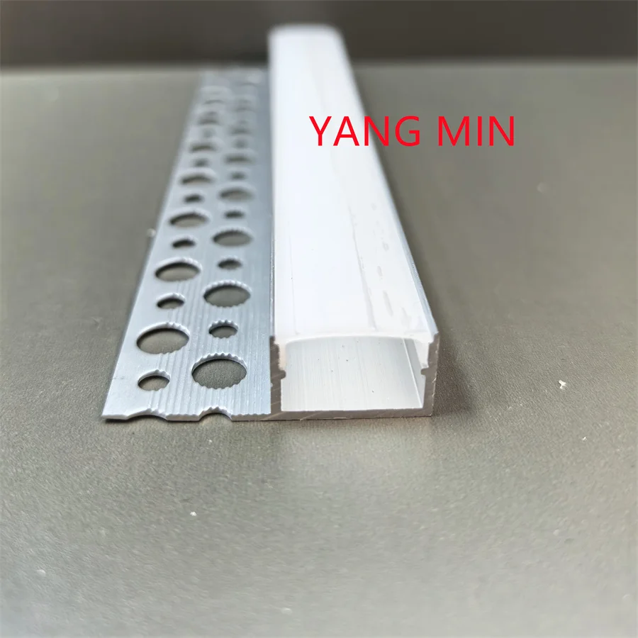 1.5m/pcs Ceiling Bar Lighting Strips Recessed Linear Profile Alu Channel Drywall Gypsum Wall Plaster LED Aluminium Profile