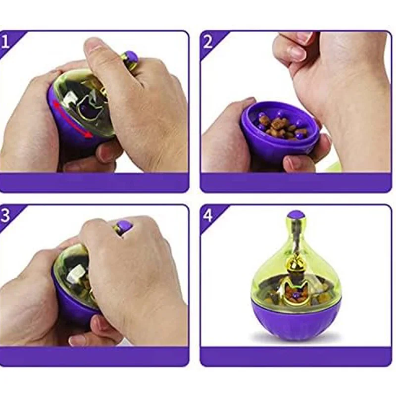Cats,Kitten,IQ Treat Ball,Pet Tumbler Pet Toy Cat Dog Puzzle Toy Pet Leaky Food Container Dog Toy Pet Leaky Food Ball