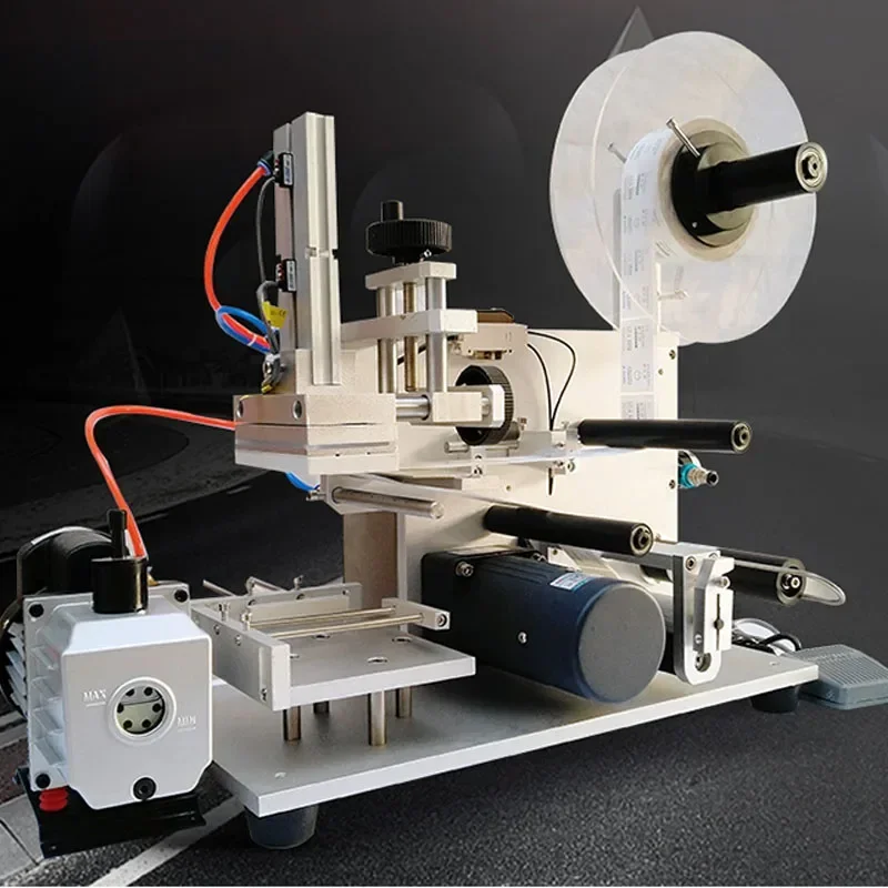 Flat Labeling Machine Automatic Manual Small Plastic Bag Square Bottle Bottle Double-sided Self-adhesive Labeling Machine