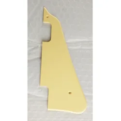 Pickguard e Scratch Plate para guitarra, Peças de guitarra, Guitar Pickguard, Creme 1-Ply, Acessórios de guitarra, gesso, P90, LES PAUL