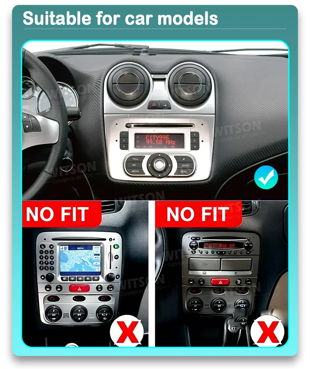 OEM Car Stereo Multimedia Player For Alfa Romeo Mito 2008-2019 Car GPS CarPlay 7