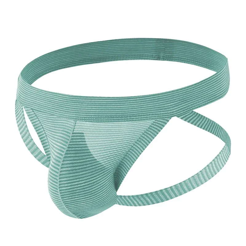 

Men's Fashion High Elastic Breathable Thong Panties Jockstrap Underwear Comfortable Briefs