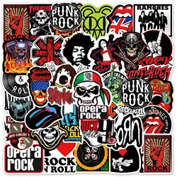 Rock and Roll Music Band Adesivos para Crianças, Punk Graffiti, Laptop, Guitarra, Capacete, Bagagem, Telefone, Decalque, Presente, 10 Pcs, 30 Pcs, 50Pcs