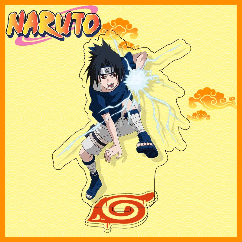 Naruto Uchiha Sasuke & Hatake Kakashi Acrylic Figure Display Stand