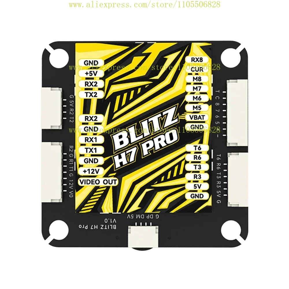 IFlight BLITZ H7 Pro Flight Controller ICM42688 STM32H743 4S-12S LIPO Blackbox LED Controller BEC 35x35mm 20g for RC FPV Drone