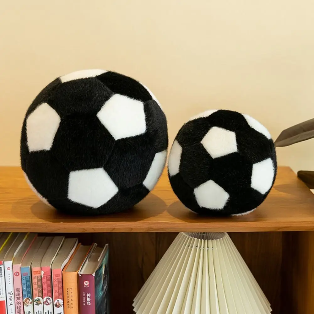 Lovely Ball Shape Soccer Ball Throw Pillow Soft Stuffed Football Plush Toy Funny Ins Children Toys