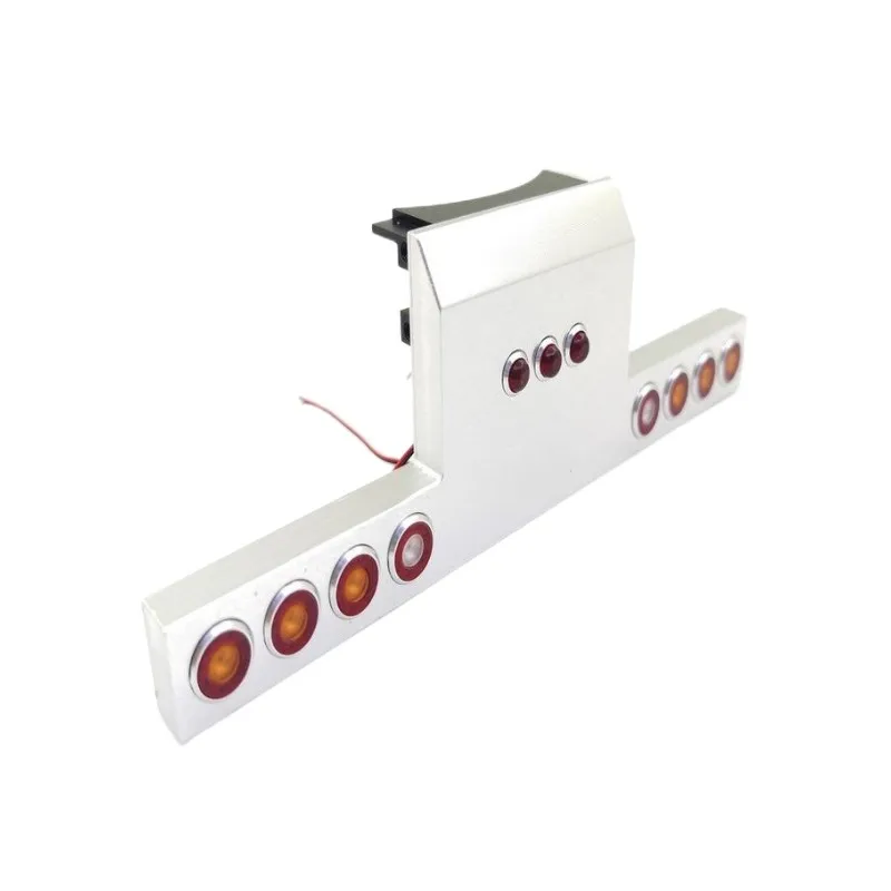 CNC Aluminum Alloy Taillight Angel Eye Tail Lamp for 1/14 Tamiya King Hauler 56344 56301 RC Trailer Modification Part