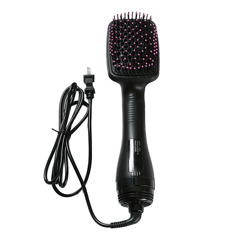 หวีผมเครื่องเป่าผมประจุลบอเนกประสงค์แบบหวีผมหยิกเป็นลอนมีเครื่องเป่าผมลมร้อนปลั๊ก EU