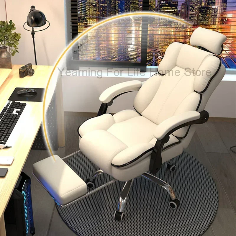 Silla ergonómica para ordenador, silla giratoria de oficina, silla de estudio, diseño de silla para juegos, silla de oficina relajante, sillas nórdicas, muebles para el hogar.