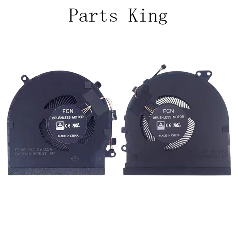 

Для ноутбука Razer Blade 15 RZ09-03009E97 RZ09-03005E92, кулер для графического процессора GTX1660Ti DFS5K121142621 DFS501105PR0T