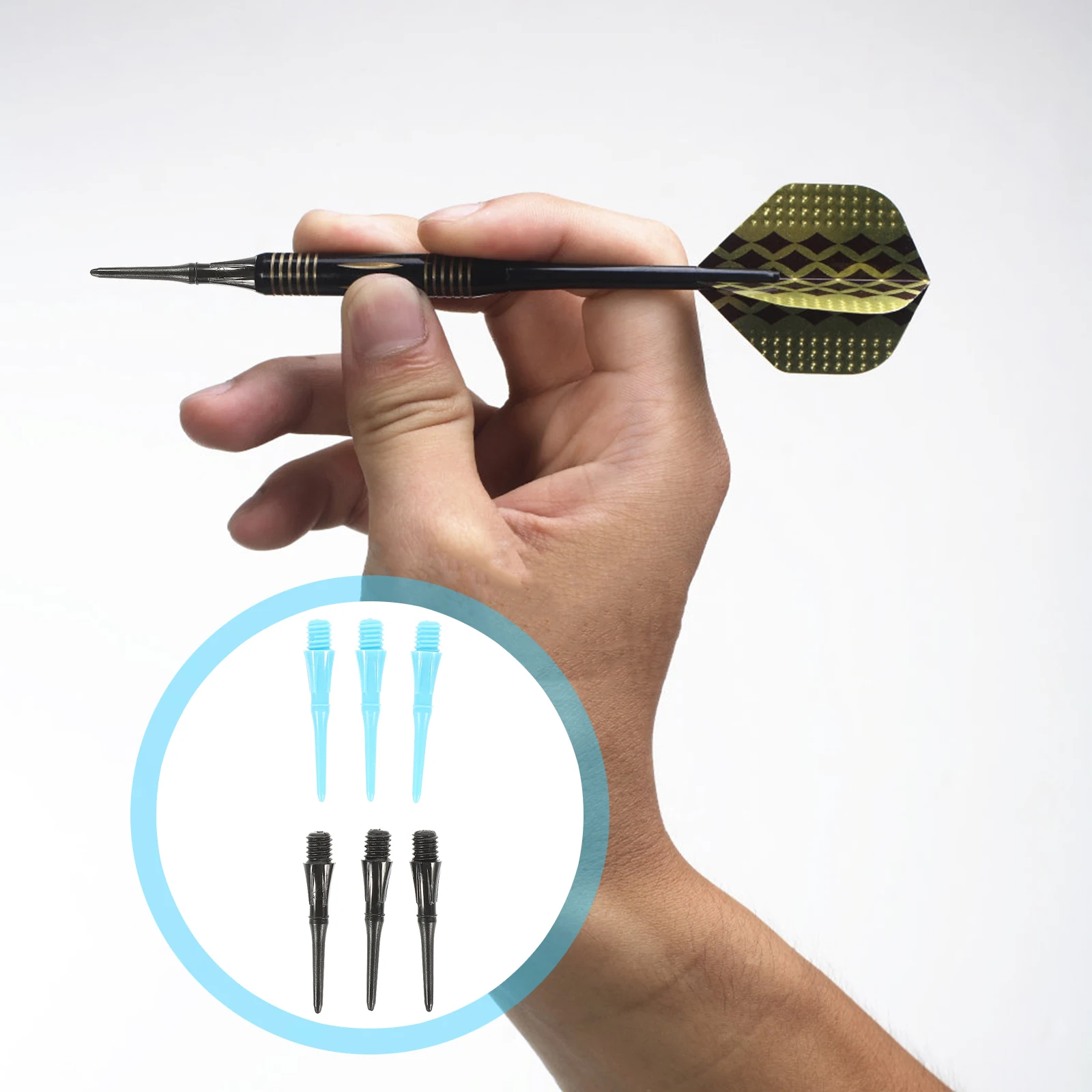 

50Pcs Replacement Points for Premium Nylon Tip Needles Strong Secure Fit Smooth Finish Accessories Set of Tips