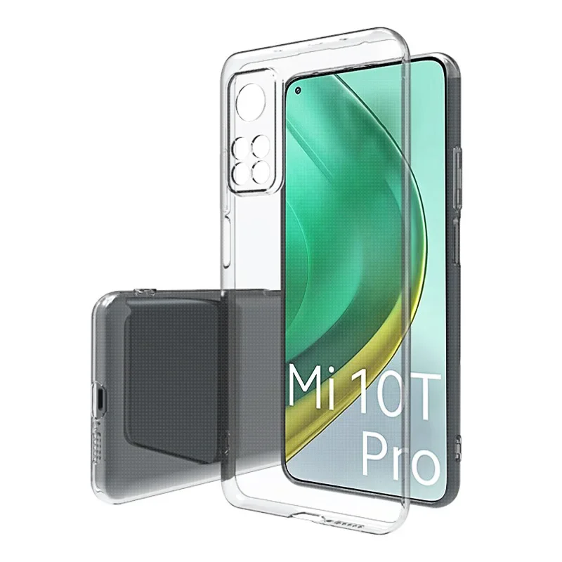 

For Xiaomi Mi 10T 5G Case Simple Slim Soft TPU Transaprent Clear Phone Case For Xiaomi Mi 10T Mi10T Pro 5G Cover