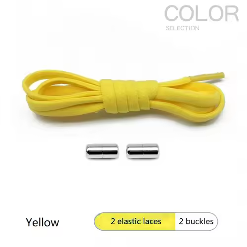 4Pcs/1Pair 100cm Elastic No Tie Shoelaces Metal Lock Shoe Laces For Kids Adult Sneakers Quick Shoelaces Semicircle Shoestrings - Image 18