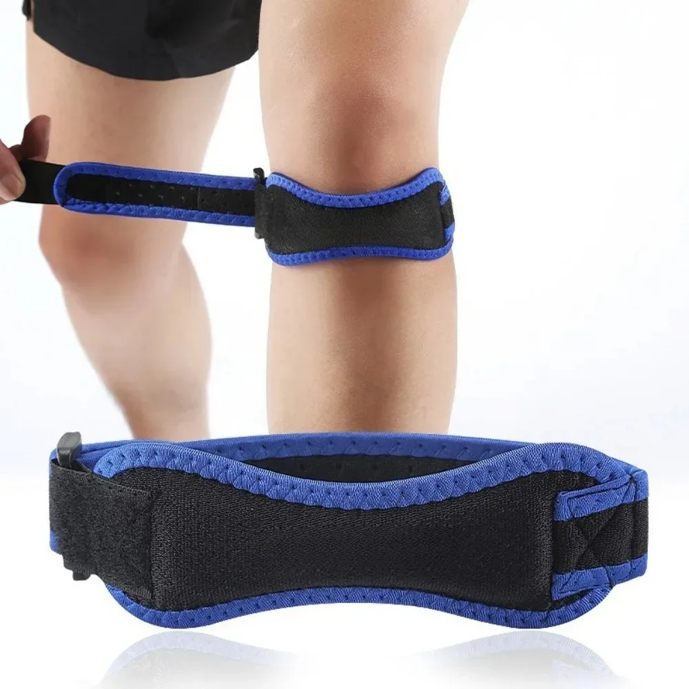 1PCS Adjustable Patellar Tendon Knee Strap Shock Absorbing Compression Knee Brace for Basketball Running Sports Gifts