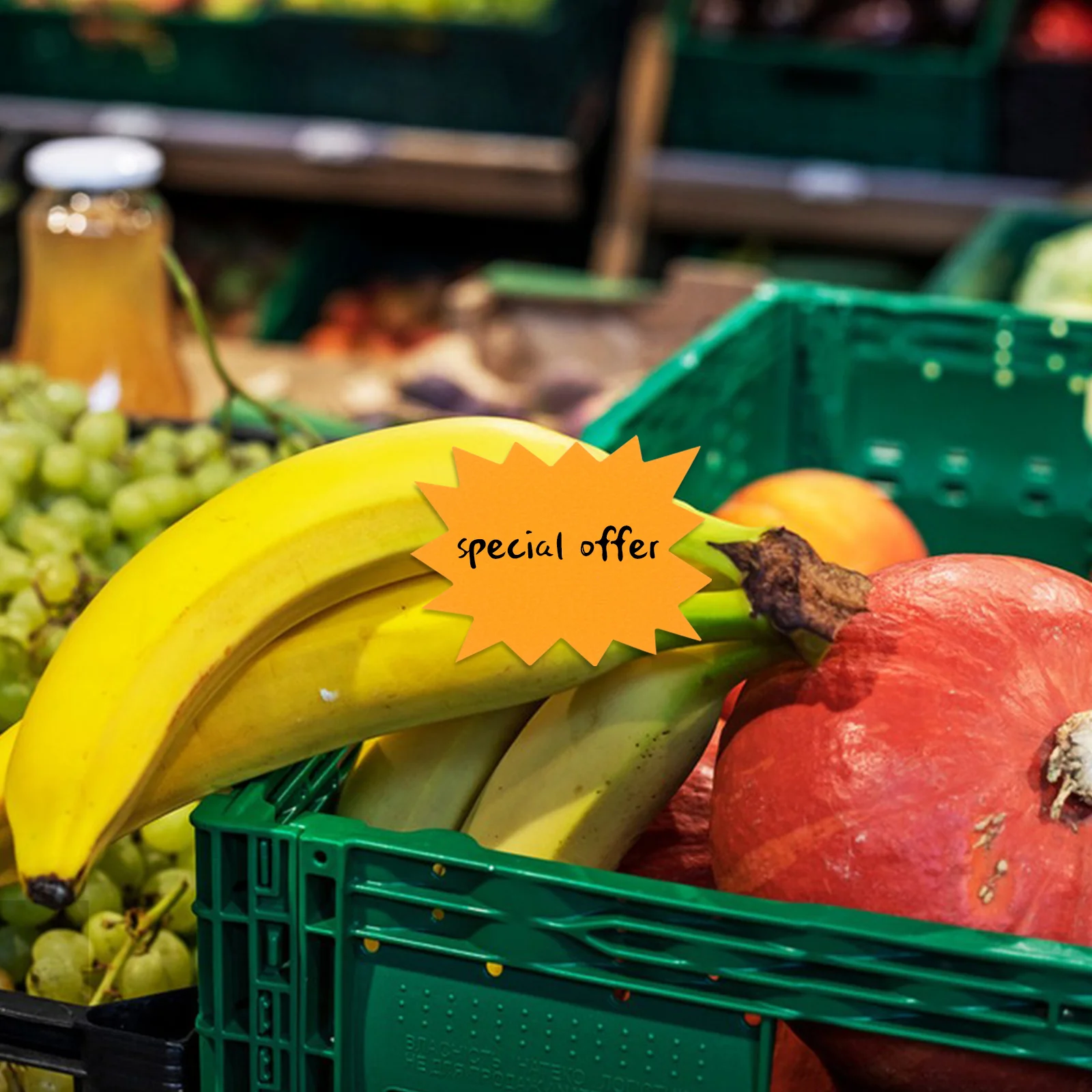 

80 шт. взрывные ценники флуоресцентный дизайн взрыва привлекательные продажи этикетки для розничного магазина супермаркет торговый центр реклама