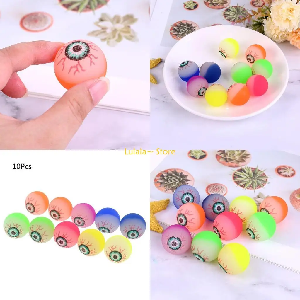 

Y4QA 10 шт. светящиеся глазные яблоки для куклы надувные глазные яблоки ужасы страшные Хэллоуин косплей Pr