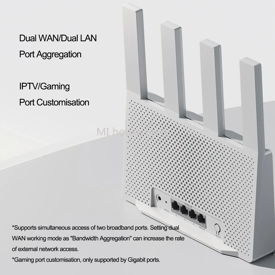 Xiaomi Mi Router BE3600 2.5G Wifi 7 Wiress Router 2.4GHz 5GHz Dual Band Mesh Works with Xiaomi mijia mihome App Network Cable