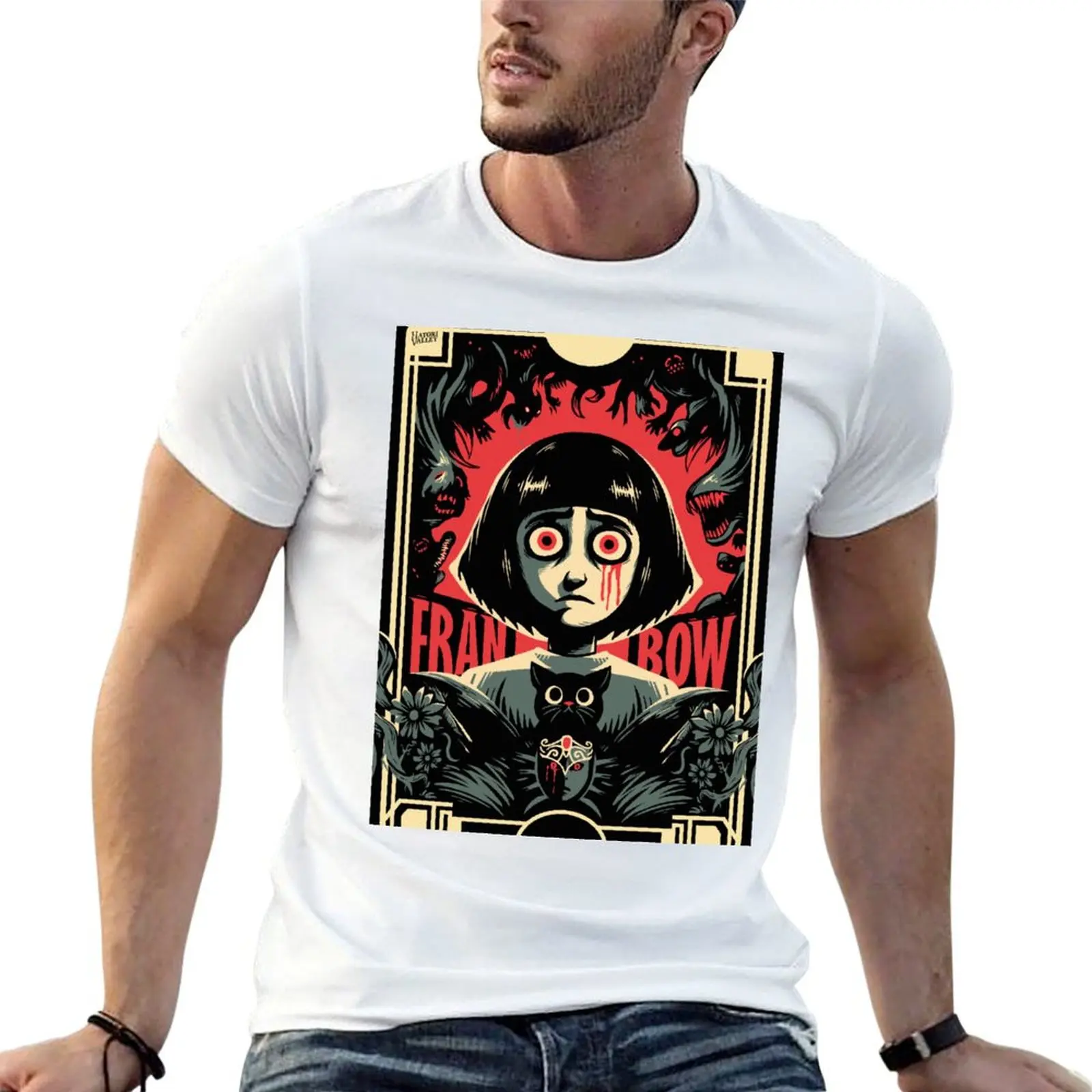 

Poster shirts for summer Bow anime T-Shirt t Fran t shirt man man