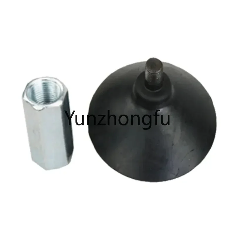 Suction Cup/Rubber Sucker Custom Rubber Silica Gel Sucker Car Repair Auxiliary Tool Black Shock Absorption Car round 12cm