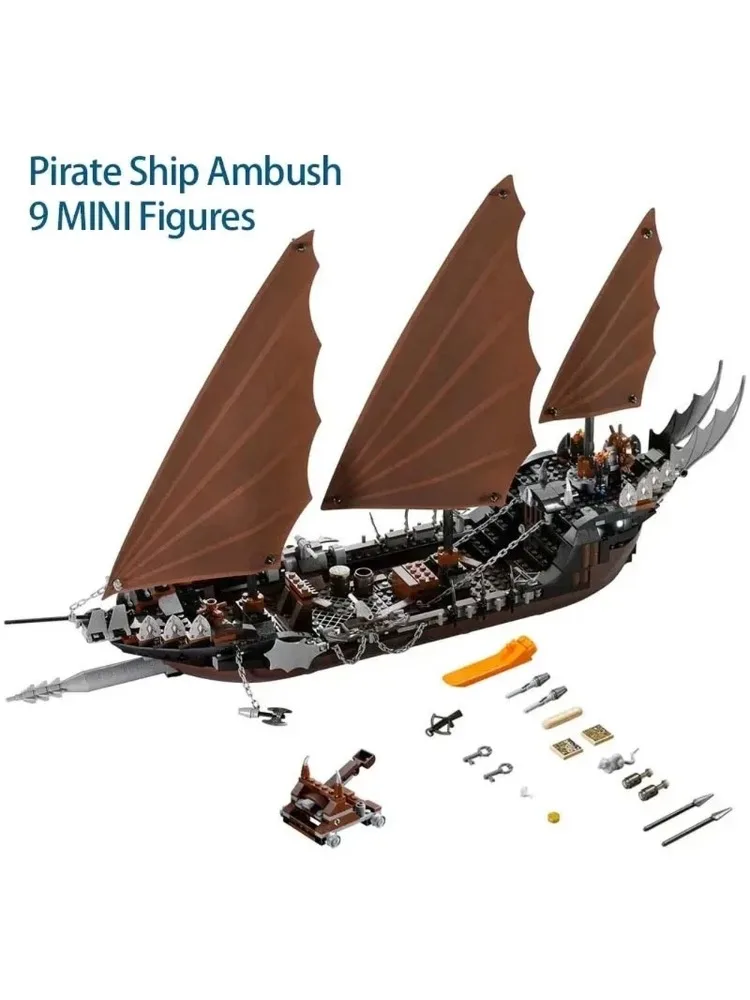 756-teiliger Ambush-Schiffsmodellbausatz 79008, detailliertes Seeabenteuer-Schiff, DIY-Lernspielzeug, Weihnachts- und Geburtstagsgeschenke für Fans und Freunde