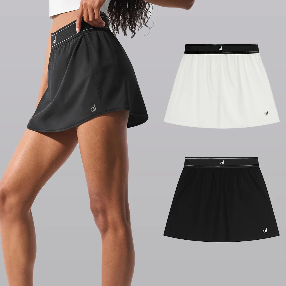 

Ladies' fashionable lightweight sports short skirt, tennis skirt pocket shorts high waisted short skirt.