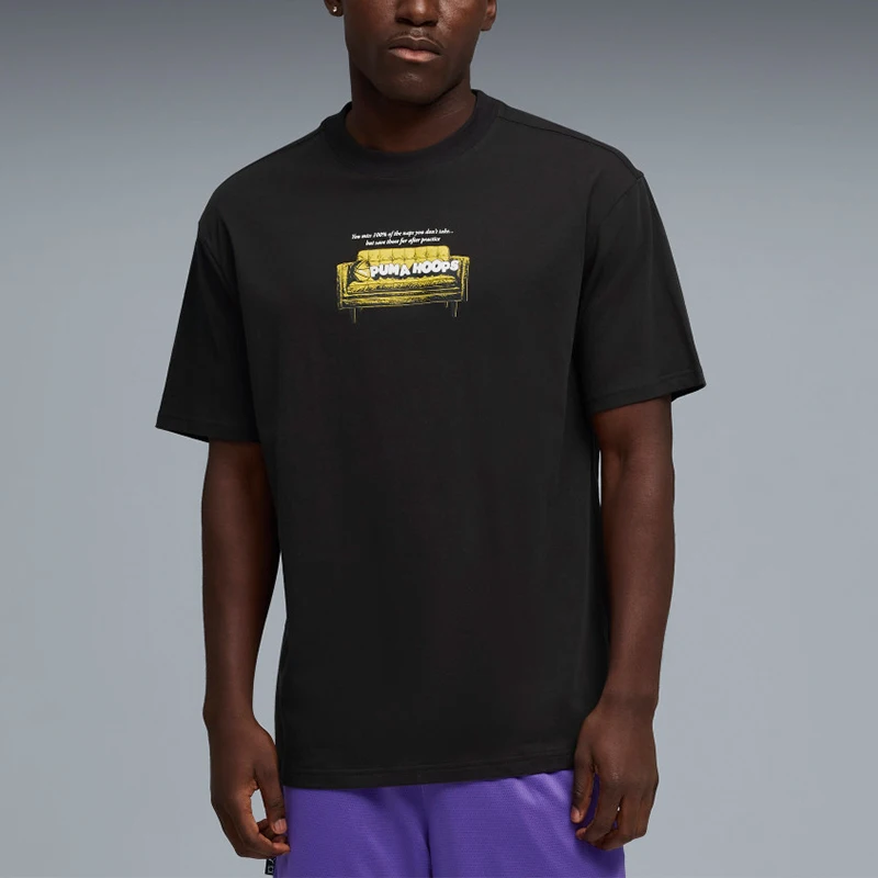 Puma genuine men's classic sports and leisure round neck breathable short sleeved T-shirt 692311-01