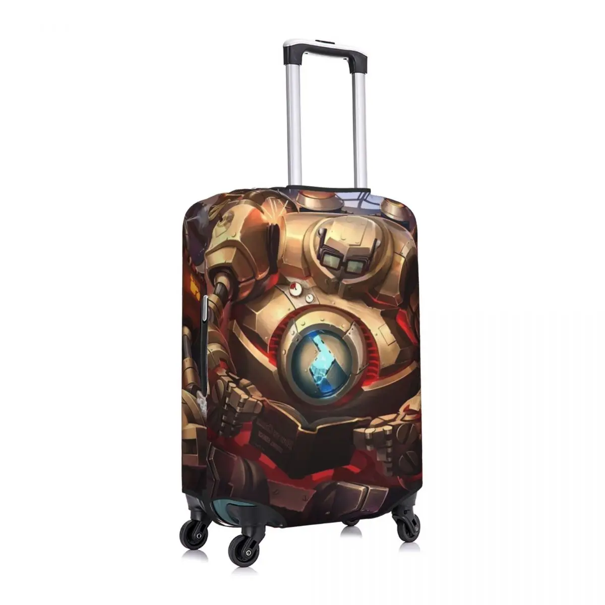 League Of Legends Blitzcrank Imprimir Bagagem Protetora Poeira Cobre Elastic Impermeável 18-32 polegada Capa Mala De Viagem