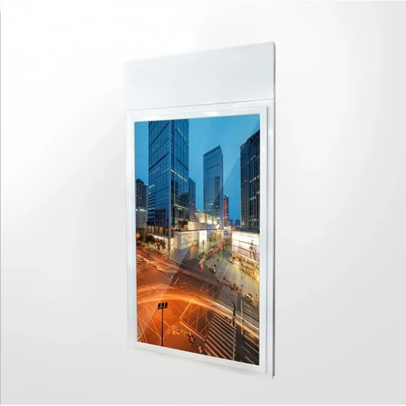 

55 Inch Dual-Sided LCD LED Digital Video Loop Player Roof Ceiling Mount for Commercial Window Display High Brightness AD Signage