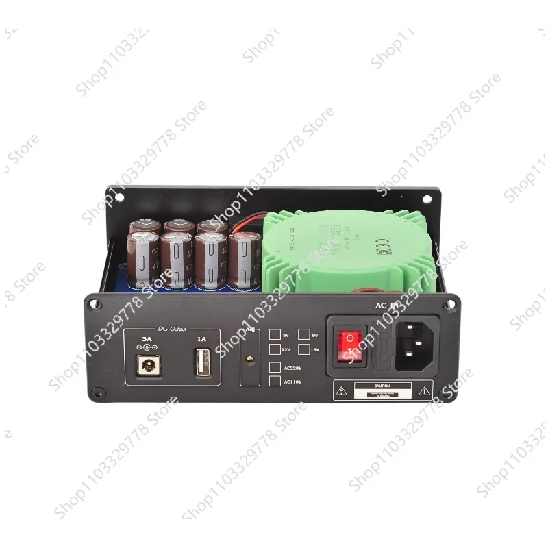 25/50W PW05 Linear Power Supply LM1084 Regulator 3A + 1A Dual Output Fine Adjustable
