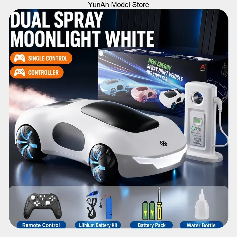 4wd Gesture Sensing Spray Rc Drift Car | Anti-Collision Thick Chassis Off-Road Hobby Racing Vehicle