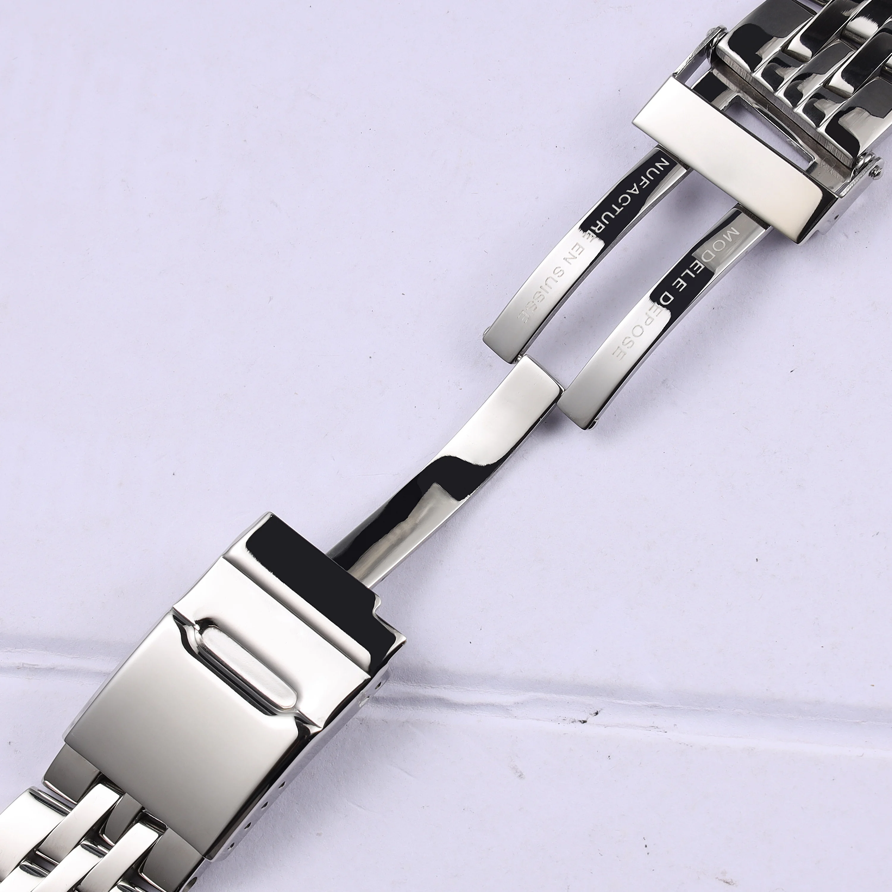 Stainless Steel Strap Wrist Watch Band 18 20 22 24mm For Breitling Super Ocean Challenge Avengers Bracelet