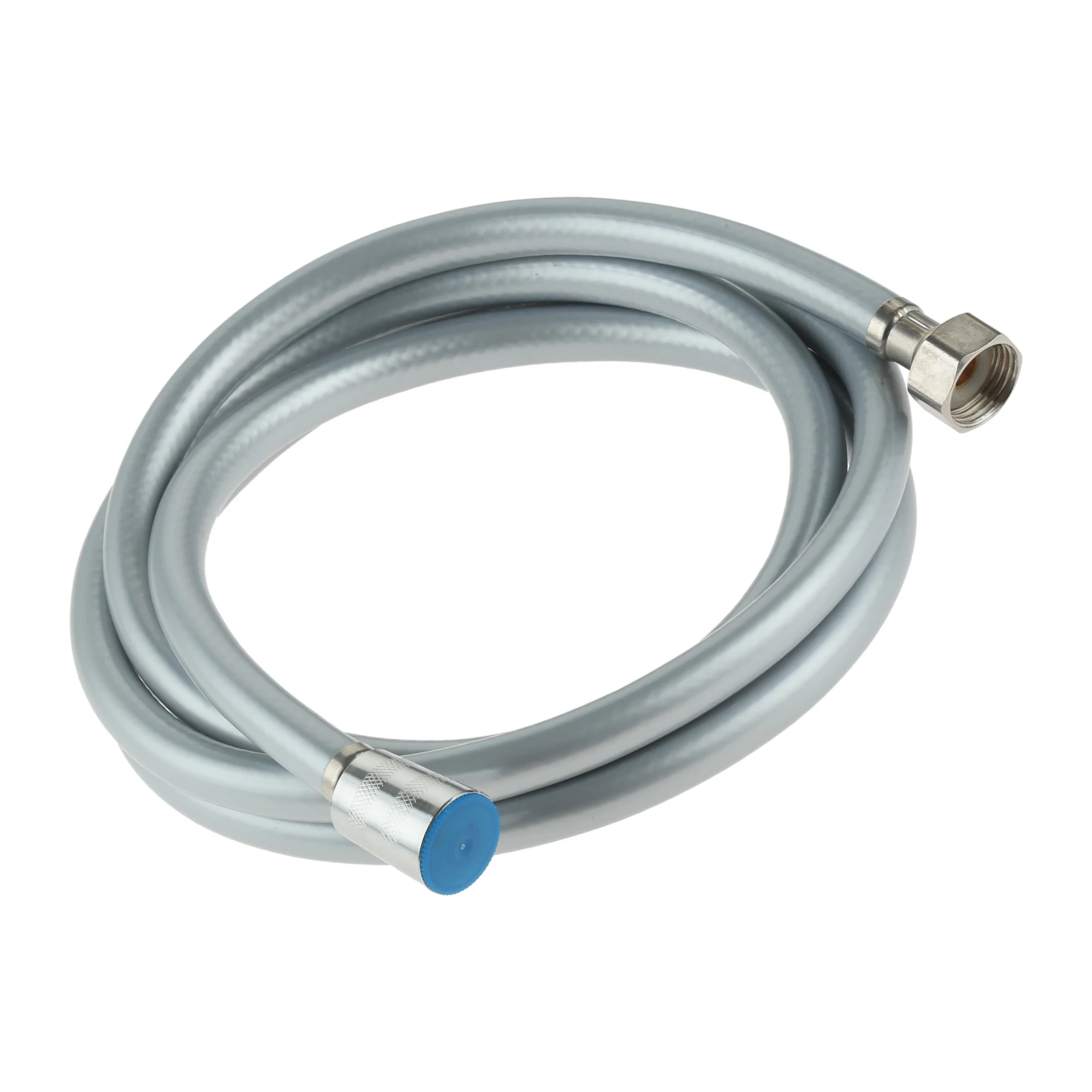 1.5m/2m PVC Shower Hose Standard 1/2” Flexible Leak-Proof Shower Hoses Bathroom Accessorie w/ Chrome Low Pressure Shower Tubing
