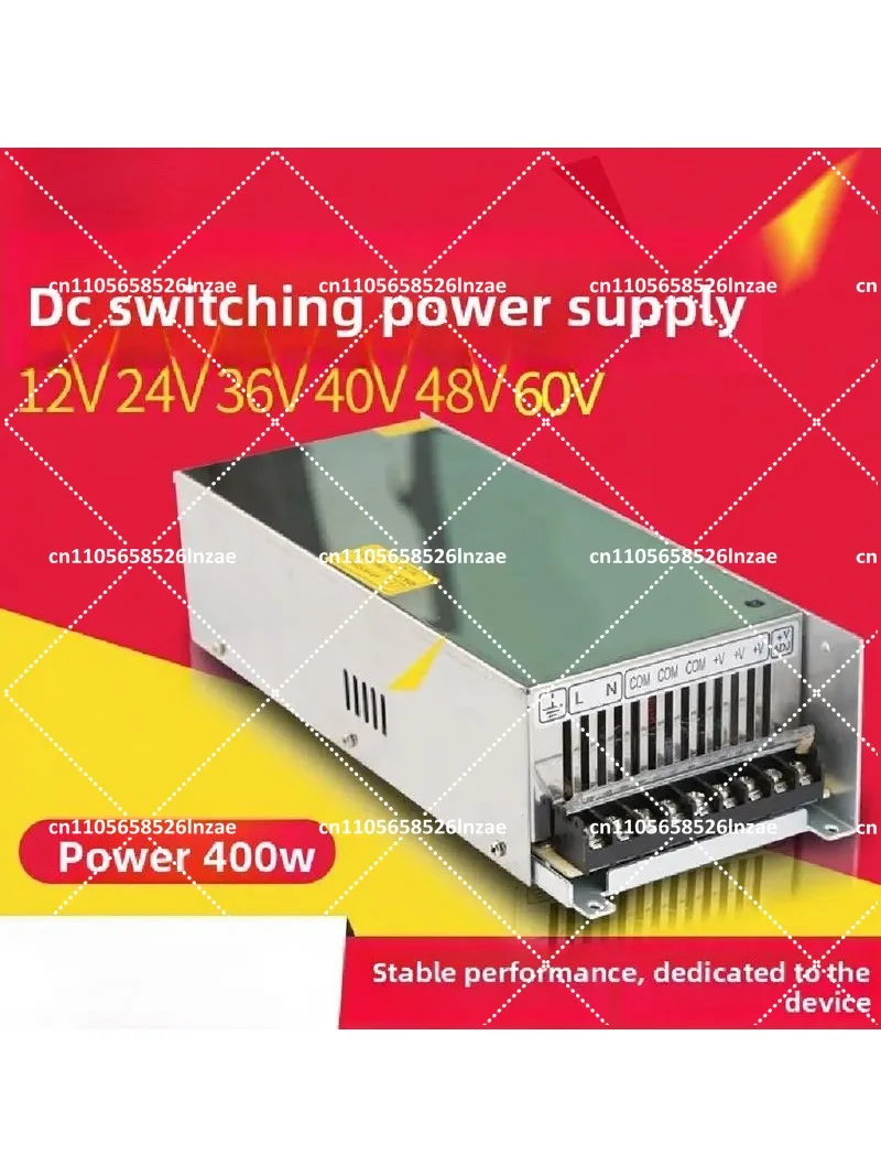 400W Switching Power Supply 220V AC to DC 12V 24V 36V 48V 60V Regulated Converter for Engraving Machine Industrial Equipment