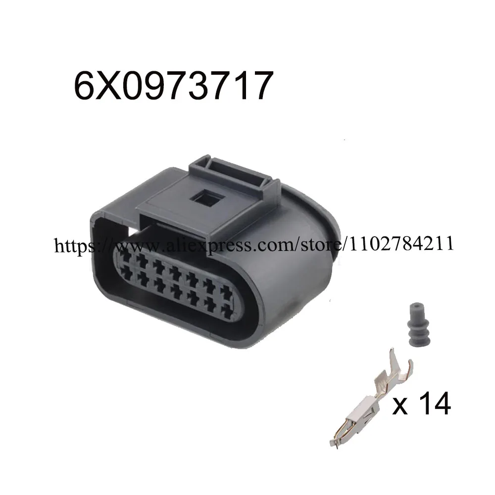 Imagem -05 - Impermeável Masculino e Feminino Fio Conector Terminal Automotivo Plug 14 Pin Socket Selo de Borracha 100conjunto Dj7141a1.2 521 100set