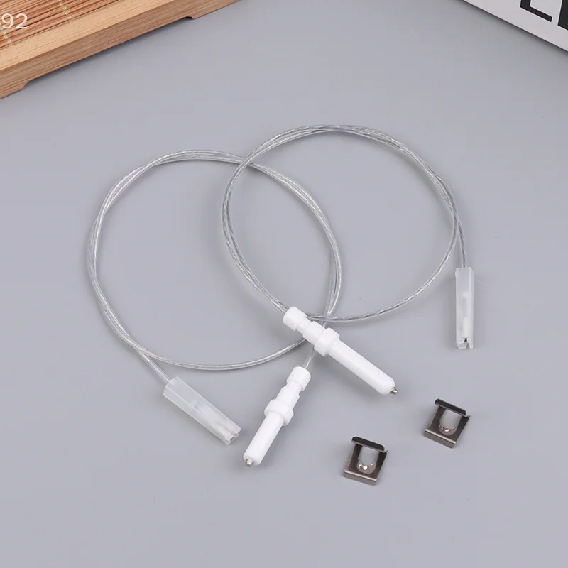 1Pc Gas Cooktop Stove Spare Igniter Electrode Spark Plug With Wire Ignition Ceramic Pin Ceramic Height 35mm 40mm For Gas Cooker