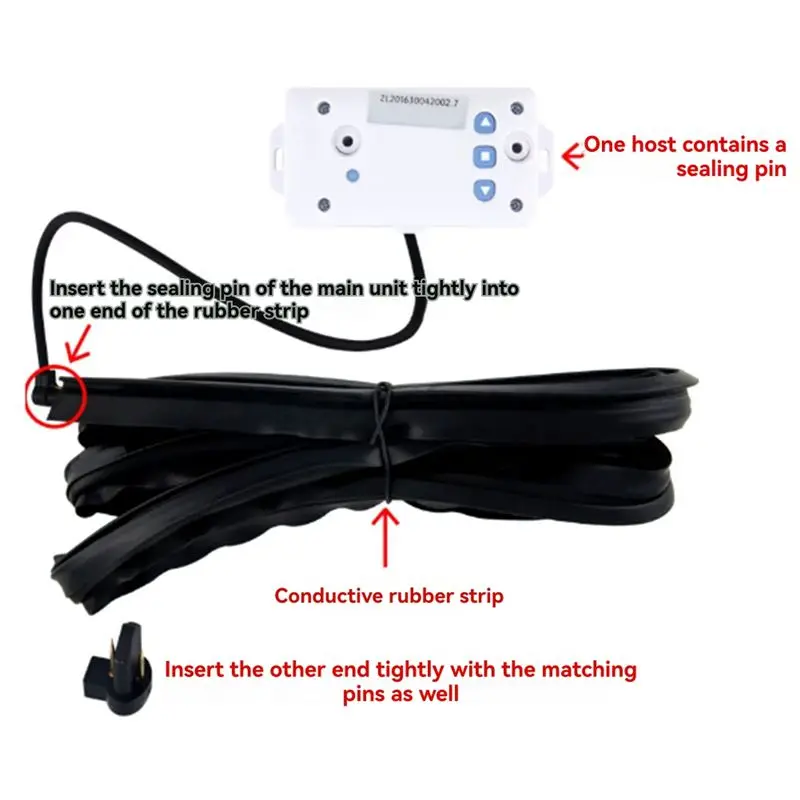 Ingenious-1 Meter Wire Included Rolling Shutter Door Stop External 433 Tubular Motor Resistance Stop