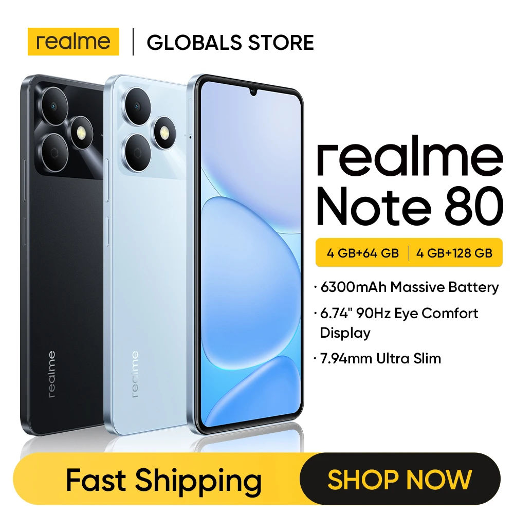 【¥15,593】realme Note 80 4GB 64GB-アリエク特価アラート