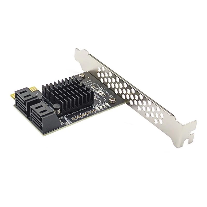 U55C SATA3.0 Adapter PCIE 1X To 4 Ports SATA3.0 Expansion Card Expansion Card