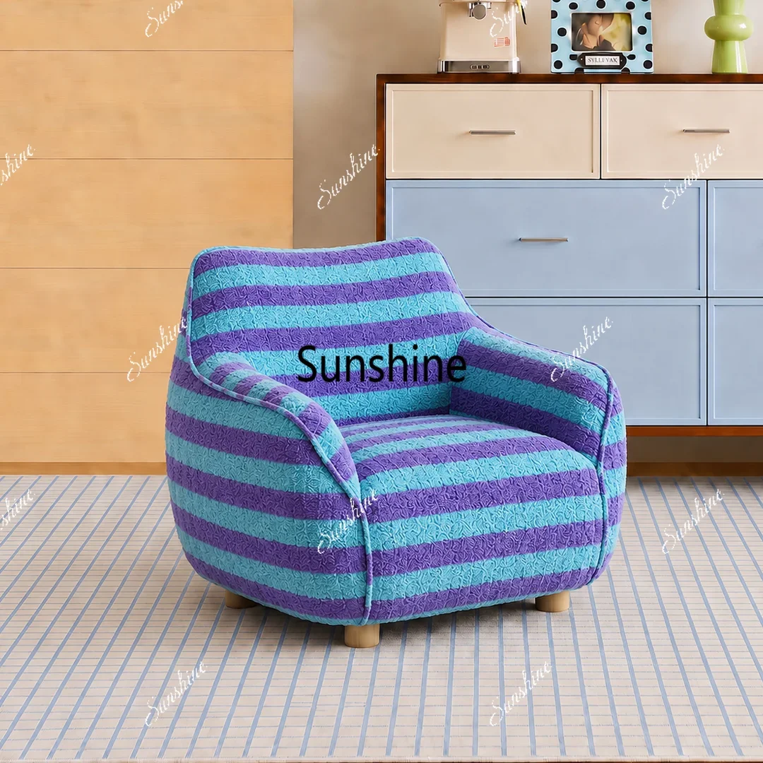 Small apartment household single sofa chair living room bedroom leisure chairTJ