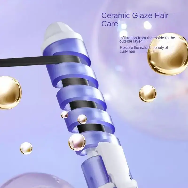 Lockenstab für lockiges Haar, großer Lockenstab für große Wellen, langanhaltendes Styling, Eirollen-Locken, geeignet für alle, die es bequem haben – Detail 5